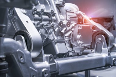 Eko otomobil motorunun elektrik sistemi Otomotiv bölümü kavramı