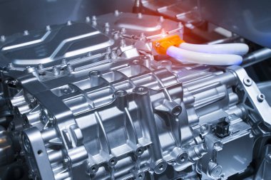 Eko otomobil motorunun elektrik sistemi Otomotiv bölümü kavramı