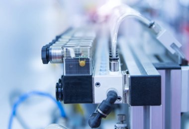 Robot sapının sapına robotik pnömatik girdi