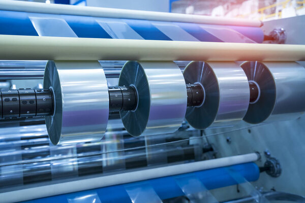 Laminating and rewinding kind of protective film machine with cl