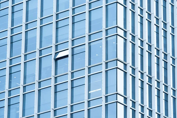 Detalhes Arquitetura Modern Building Glass Fachada Fundo Negócios — Fotografia de Stock