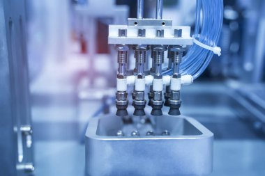 Endüstriyel makinede robotik pnömatik piston emici ünitesi, otomasyon sıkıştırılmış hava fabrikası üretimi