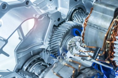 Eko otomobil motorunun elektrik sistemi Otomotiv bölümü kavramı