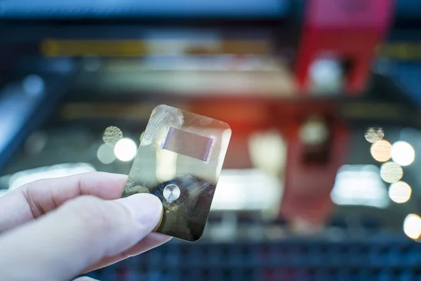 Werkzeug Oder Gesenkbearbeitungsteil Aus Der Herstellung Durch Cnc Bearbeitung — Stockfoto