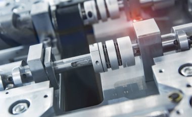 Kısmi makine arkaplanı, Çelik için Metal Cnc metal dokusu