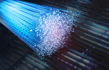 Fiber optik ışıklar soyut arkaplan