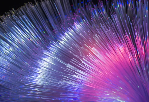 Fiber Optics Lights Abstract Background — Stock Photo, Image