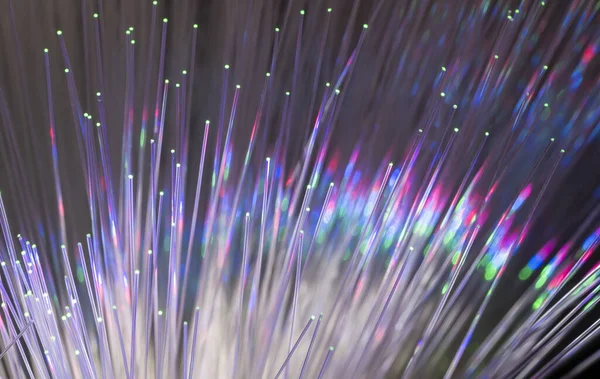 Fiber Optics Network Cable Technology Background — Stock Photo, Image