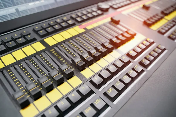 Soundmixer Nützlich Für Verschiedene Musik Und Soundthemen — Stockfoto