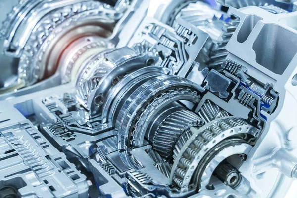 Metallic Background Car Automotive Transmission Gearbox Stock Image