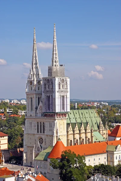 Kathedraal van Zagreb, Kroatië — Stockfoto