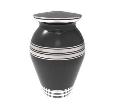 Ölü yakma urn, 3d render