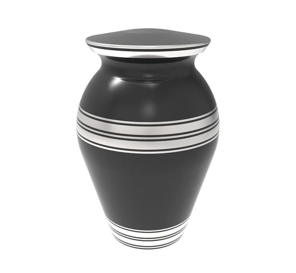 Crematie urn, 3D-rendering — Stockfoto