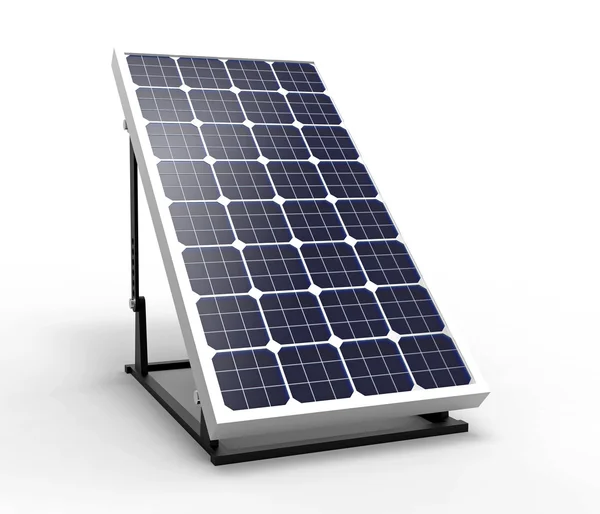 Solar panel, 3D rendering — Stock Photo, Image