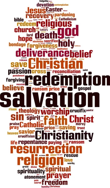 Salvation word cloud — Stock Vector