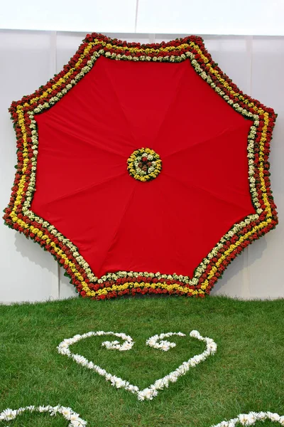 Decoration in form of Sestine umbrella — Stock Photo, Image