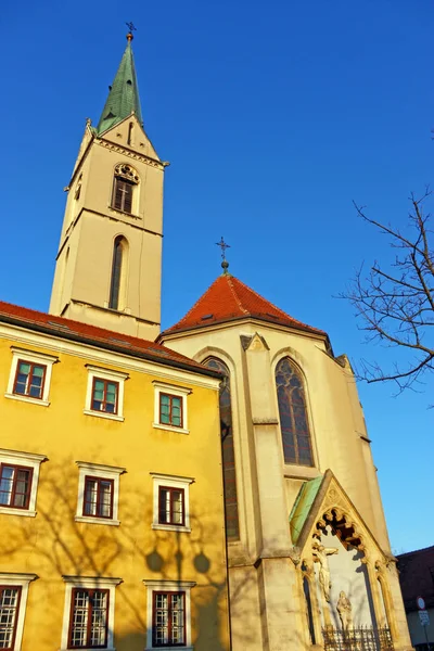 Kościół Świętego Franciszka, Zagrzeb — Zdjęcie stockowe