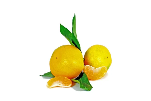 Спелые мандарины, фрукты — стоковое фото