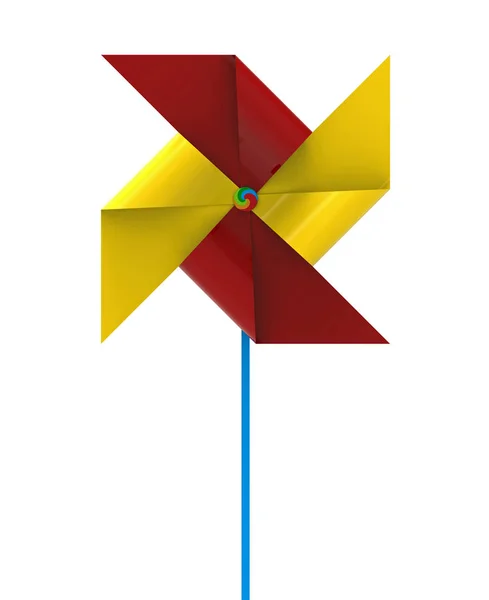Pinwheel coloreado, representación 3d —  Fotos de Stock