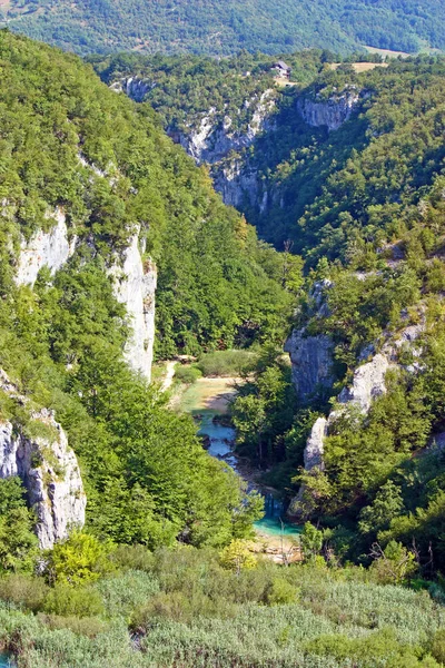 Fiume Canyon Plitvice — Foto Stock