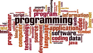 Programlama kelime bulutu