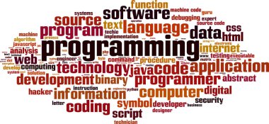 Programlama kelime bulutu