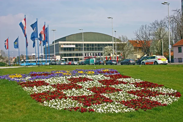 CROATIE ZAGREB, 19 MARS 2016 : Salle de concert Vatroslav Lisinski a — Photo