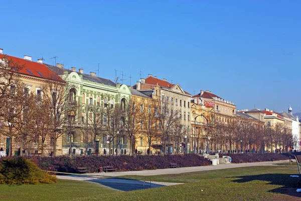 En gammal stad gatan — Stockfoto