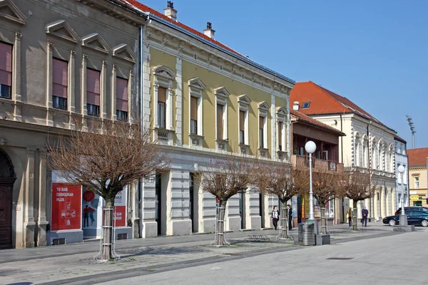 Arquitetura antiga de Koprivnica, Croácia — Fotografia de Stock
