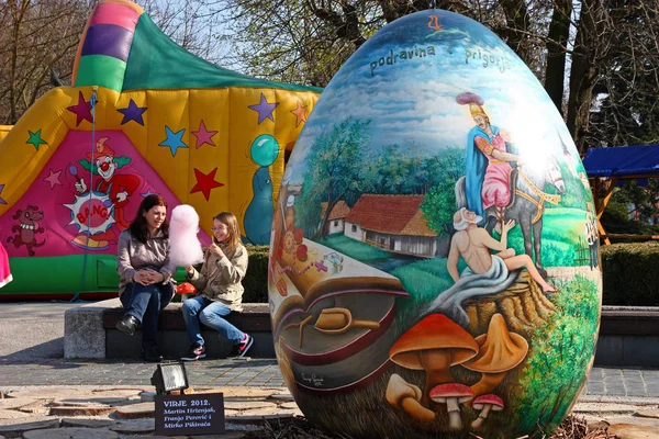 Huevos de Pascua, Koprivnica — Foto de Stock