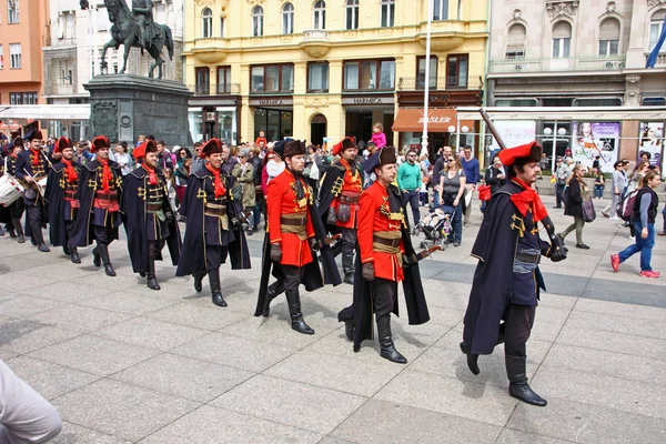 Membros do Regimento Cravat — Fotografia de Stock