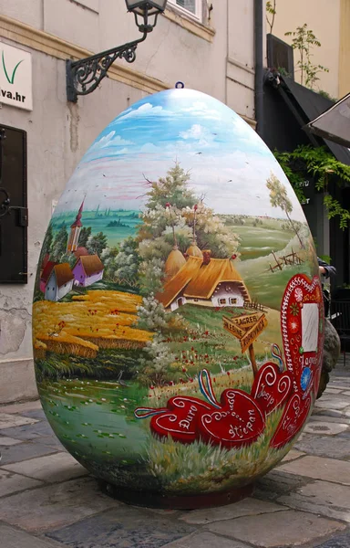 Velikonoční vajíčko, Záhřeb — Stock fotografie
