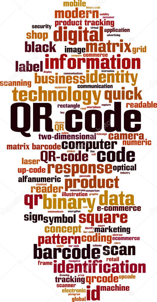 QR code word cloud