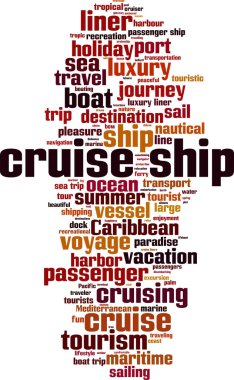Cruise Gemi kelime bulutu