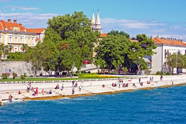 Boardwalk in Zadar, Croatia — Stock Photo, Image