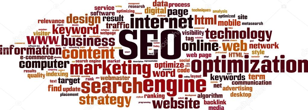 SEO word cloud