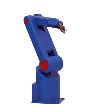 Robot 6 Eksen 3d render