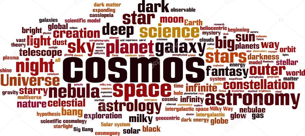 Cosmos word cloud