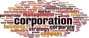 Corporation'ın kelime bulutu