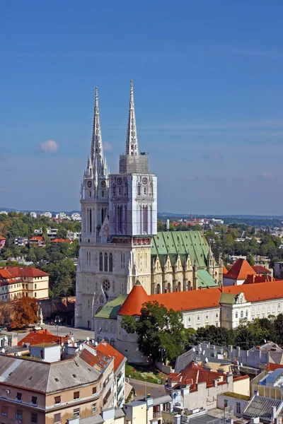 Kathedraal van Zagreb, Kroatië — Stockfoto