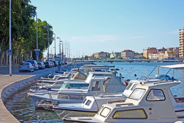 View of Zadar harbor — Stock Photo, Image