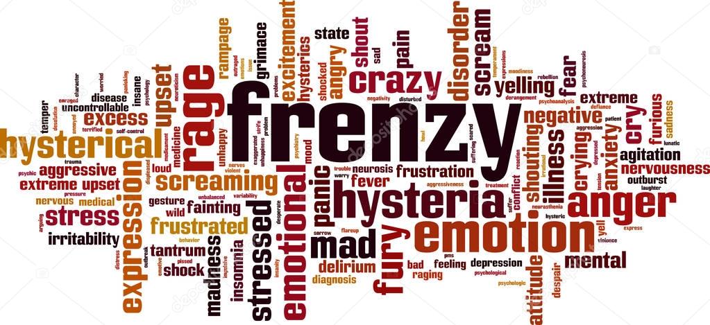 Frenzy word cloud
