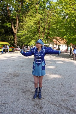 Zagreb öğrencileri performans sırasında