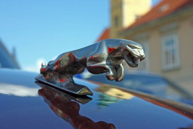 Jaguar Jaguar Xj6 klasik araba 3d logo 