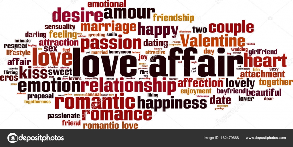 Love Affair Word Cloud Stock Vector Love Affair Word Cloud Stock Vector