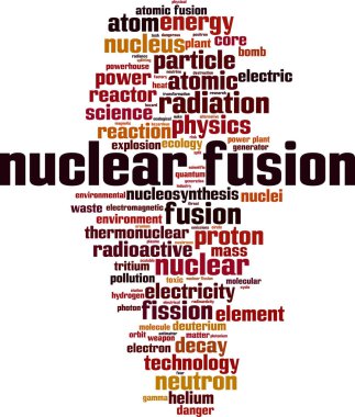 Nükleer füzyon kelime bulutu