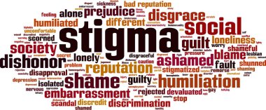 Stigma word cloud clipart