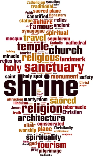 Altare word cloud — Stock vektor