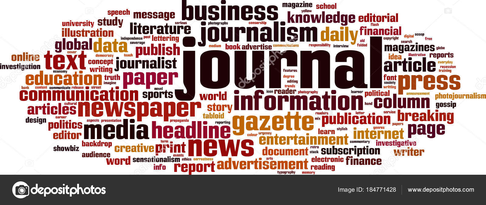 Concepto Nube Palabras Ilustración Vectorial — Vector de stock