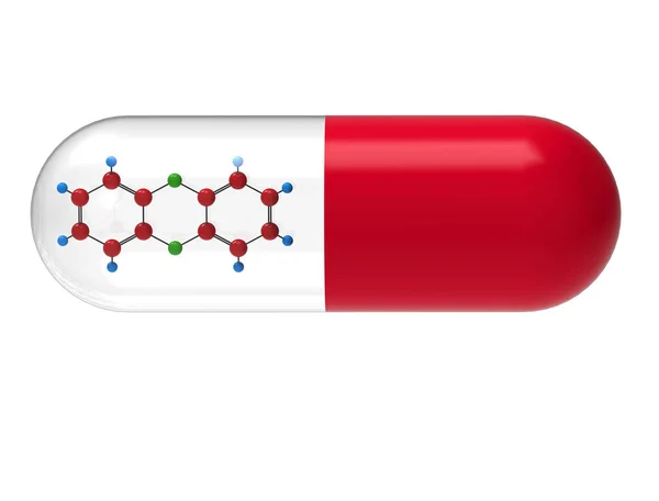 Molecule van dioxine — Stockfoto